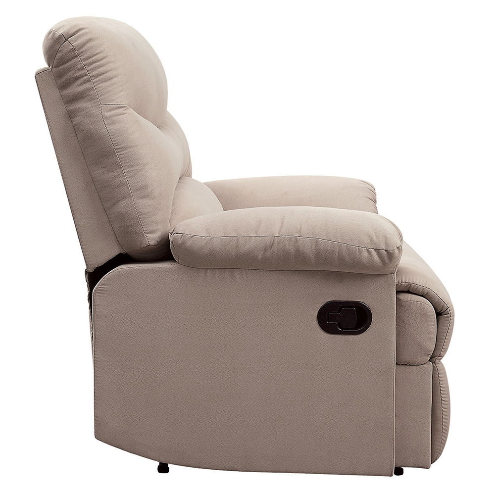 Arcadia - Motion Recliner - Beige Woven Fabric