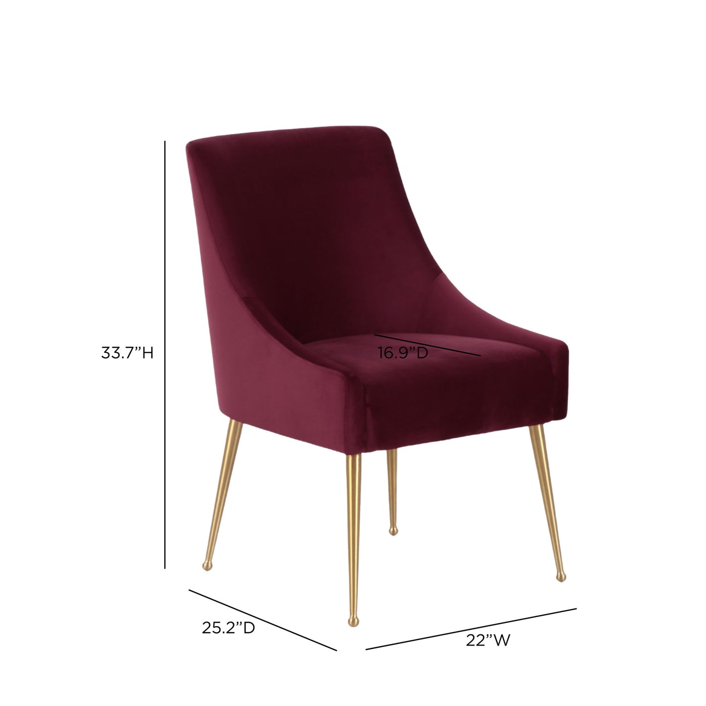 Beatrix - Velvet Side Chair