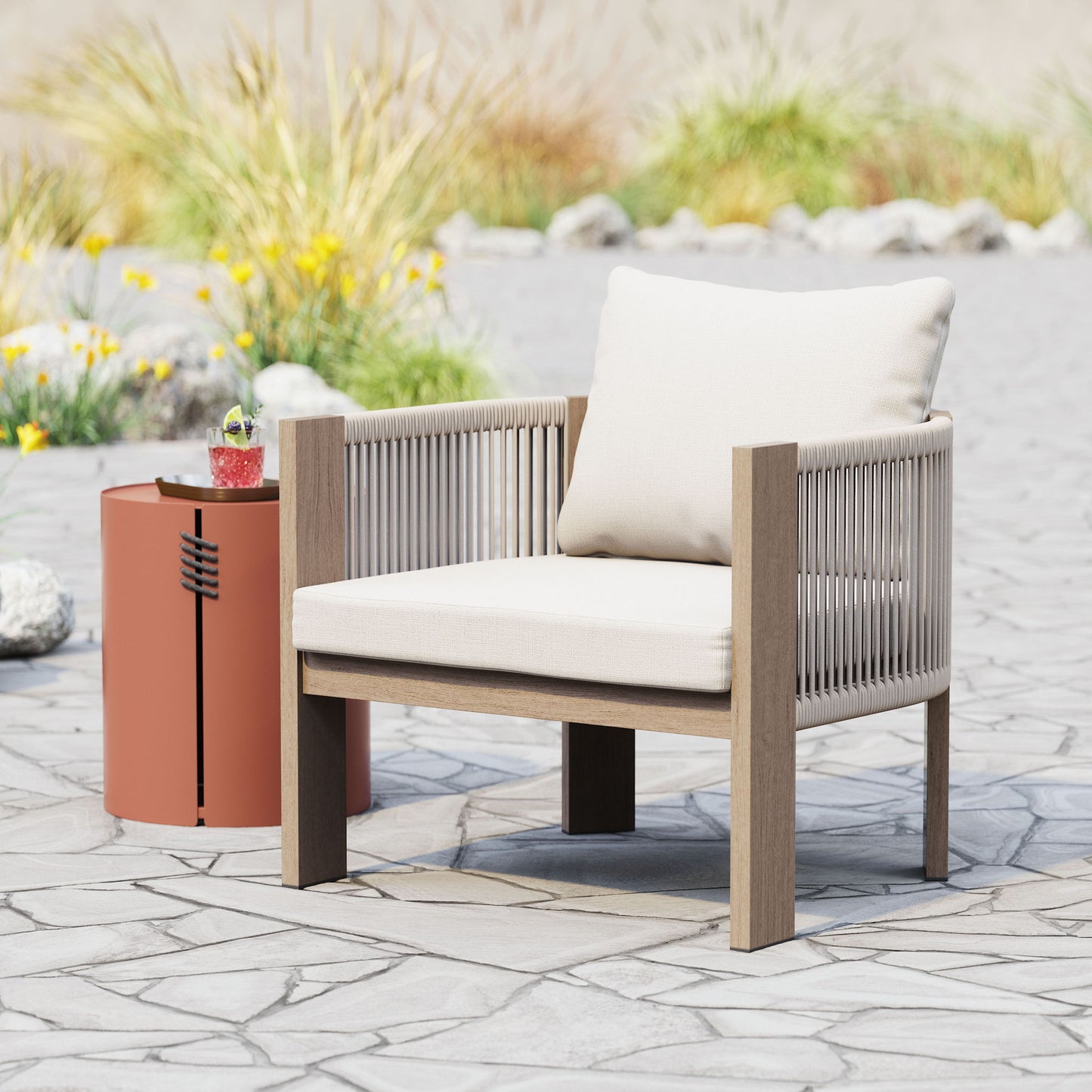 Rebel - Accent Chair - Beige