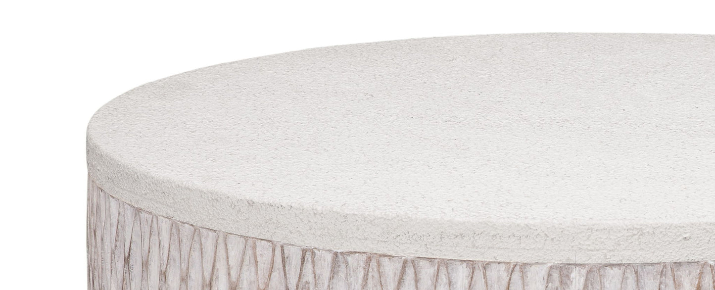 Brewer - Accent Cocktail Table - White Wash