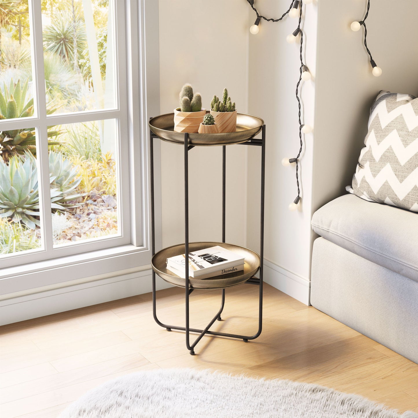 Bronson - Accent Table - Bronze