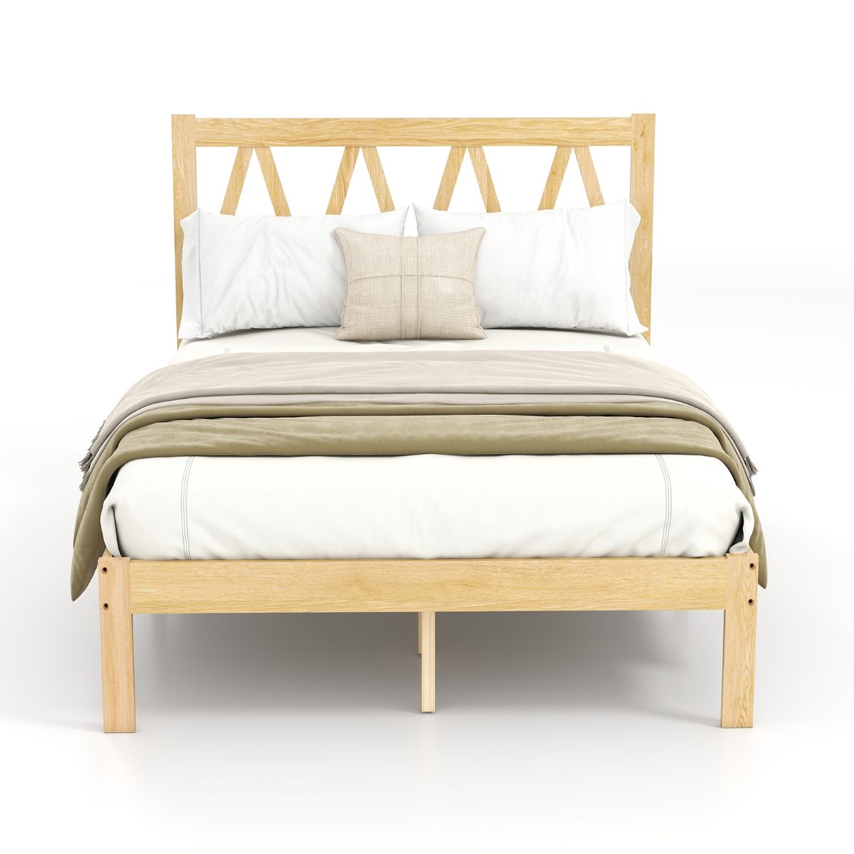 Queen Wooden Bed