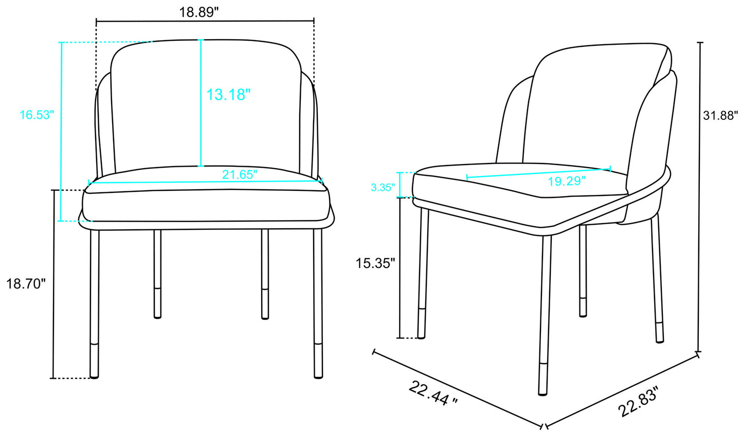 Manhattan Flor - Dining Chair