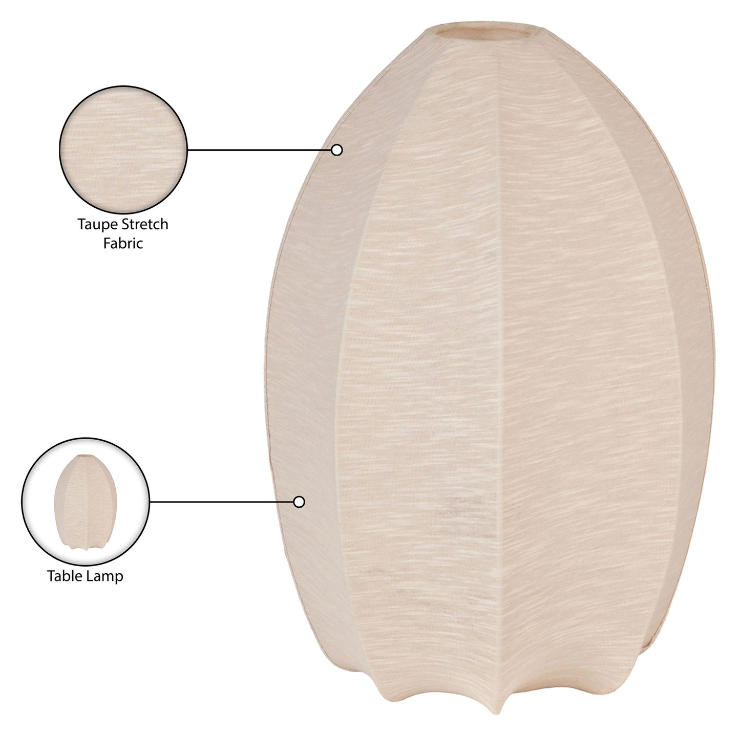 Lumaire - Stretch Fabric Table Lamp