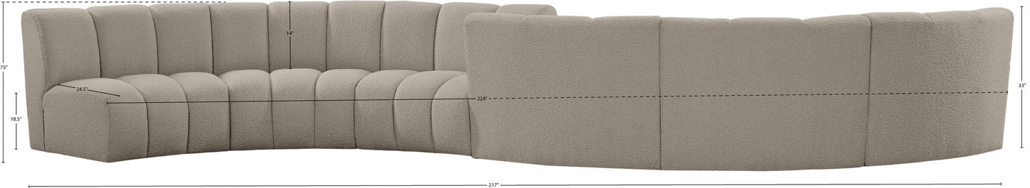 Infinity - 6 Piece Boucle Modular Sectional
