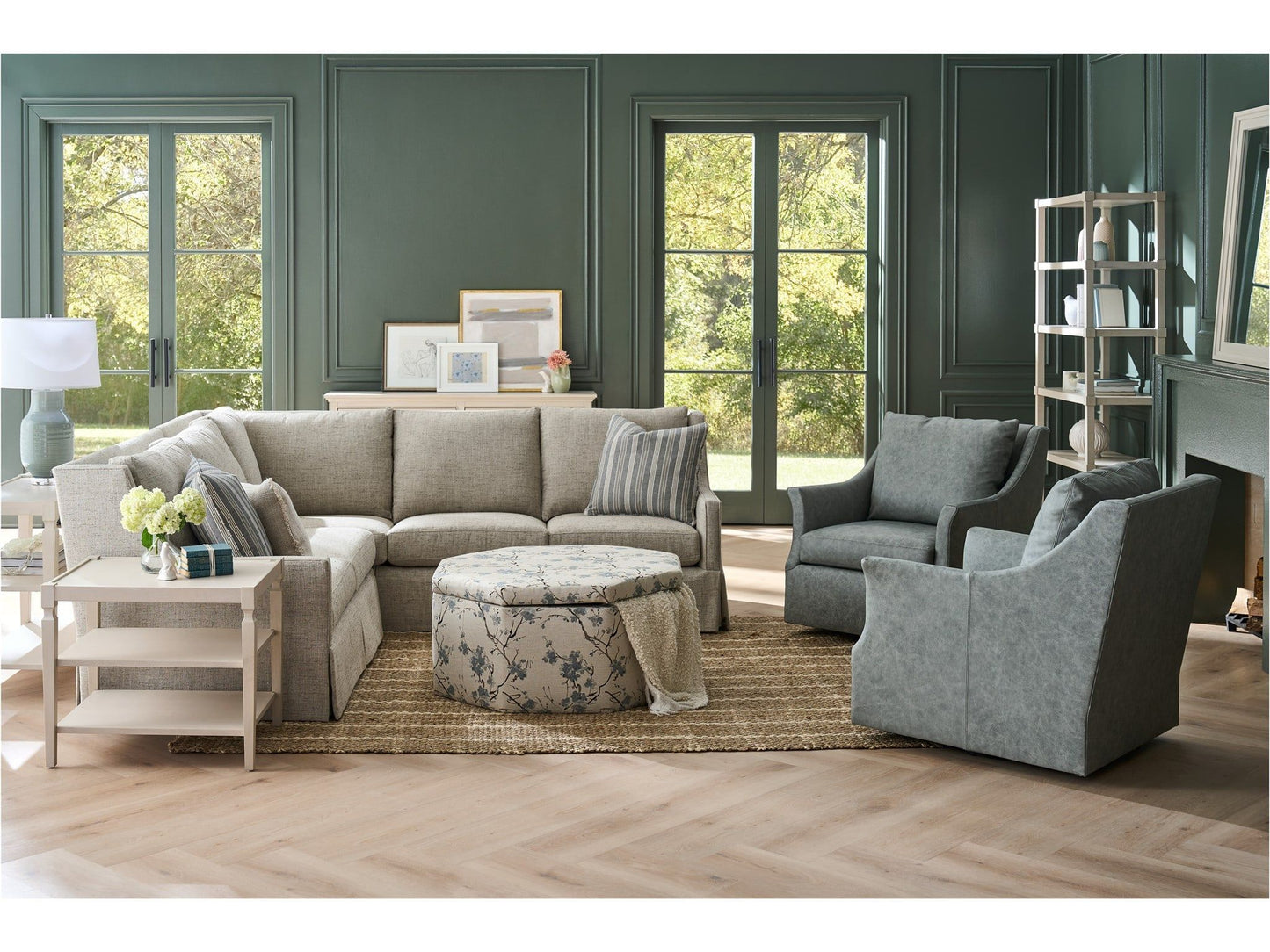 Conrad - Large Storage Ottoman, Special Order - Light Brown