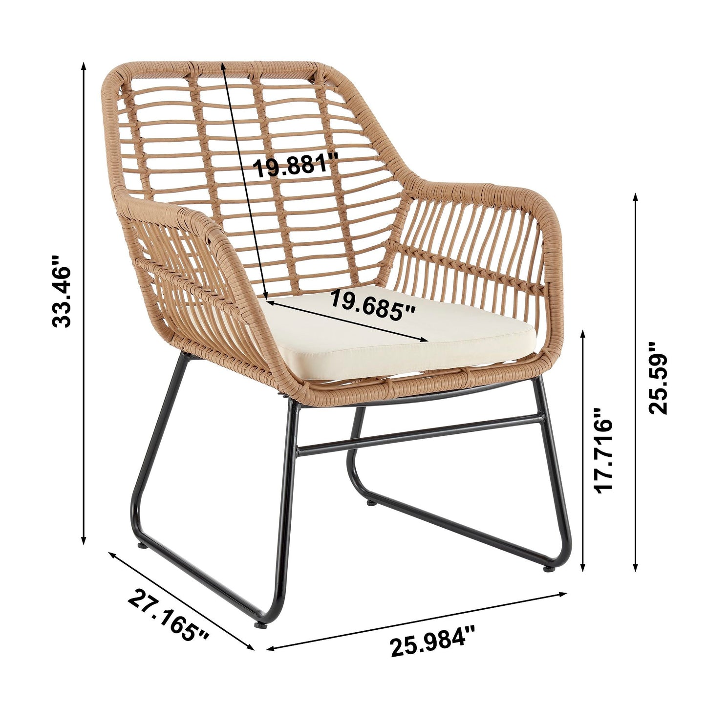 Manhattan Antibes - 4-Piece Conversation Set