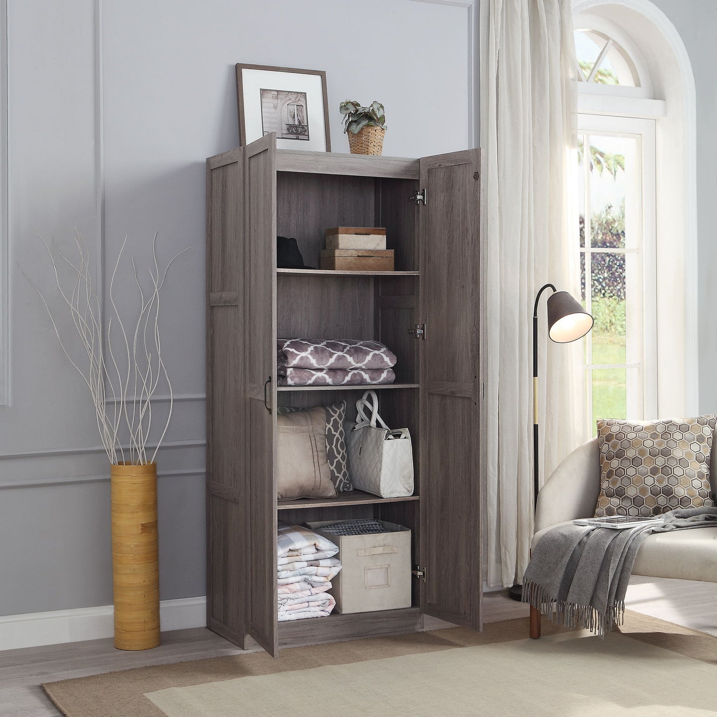 Manhattan Hopkins - Storage Cabinet With 4 Shelves