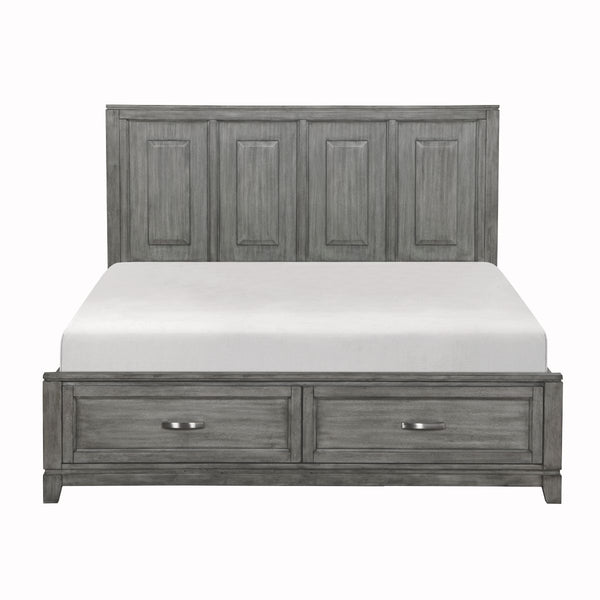 Garretson Eastern King Platform Bed with Footboard Storage