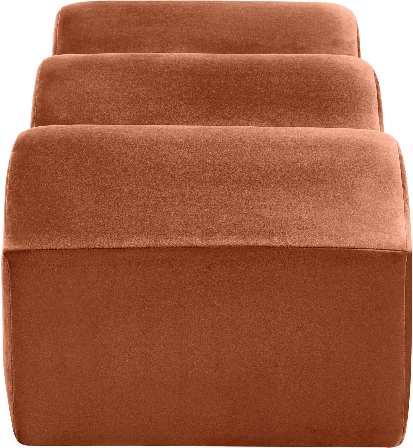 Wave - Velvet Bench