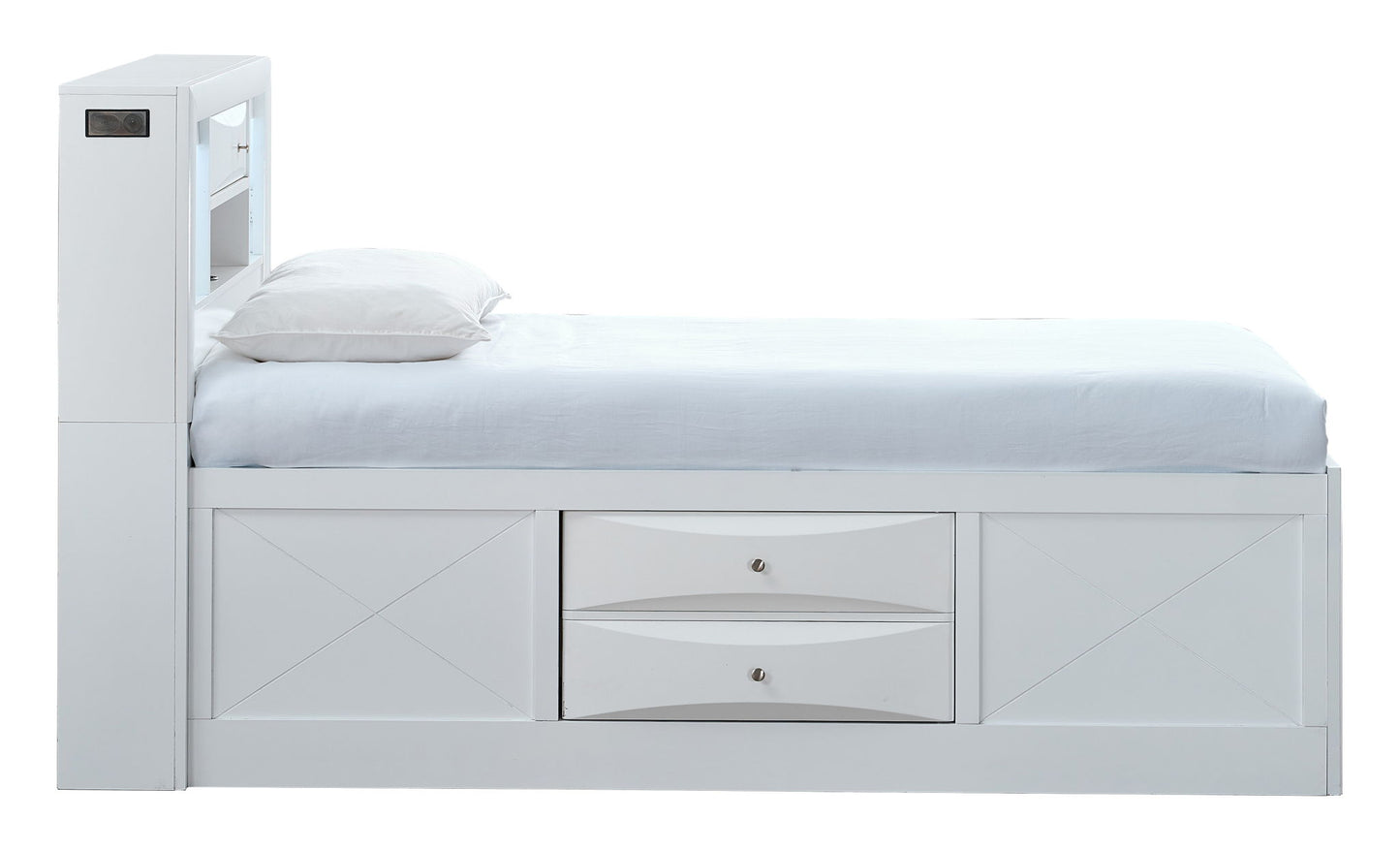 Glory Furniture - Marilla - Storage Bed With Lighting