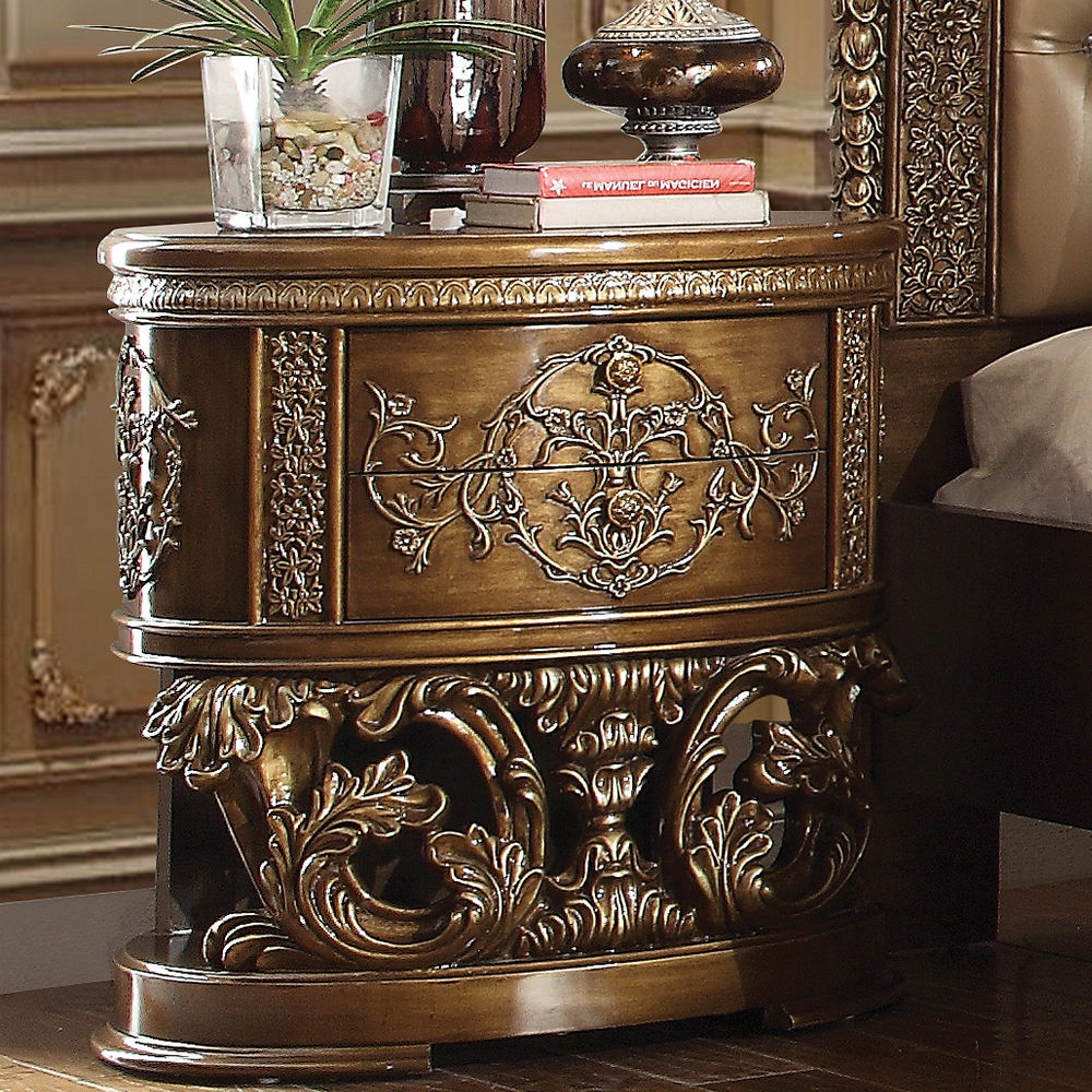 Constantine - Nightstand - Brown & Gold