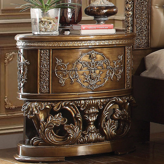 Constantine - Nightstand - Brown & Gold