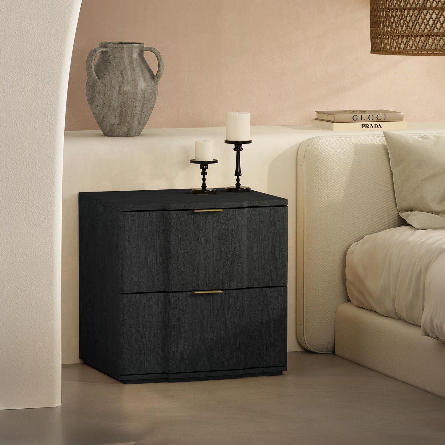 Manhattan Clive - 2-Drawer Accent Nightstand