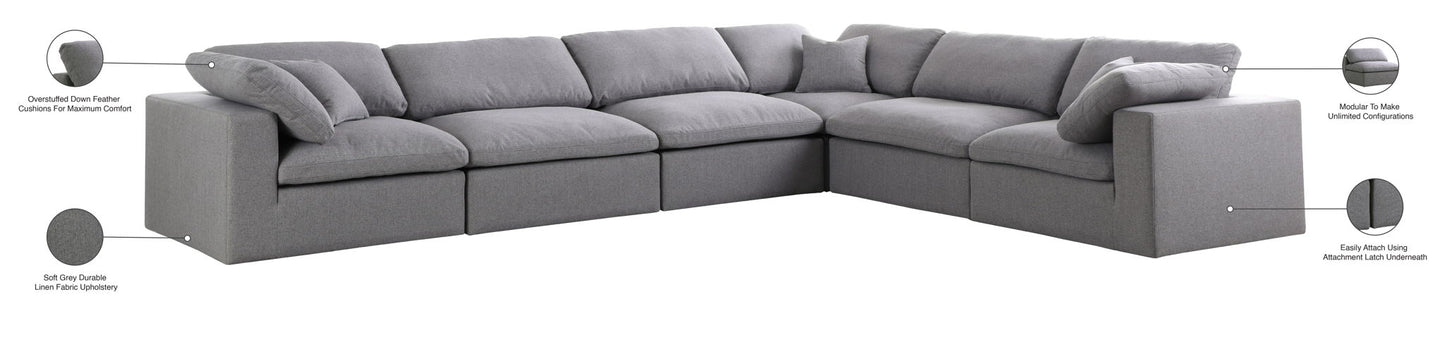 Serene - 6 Piece Modular Sectional