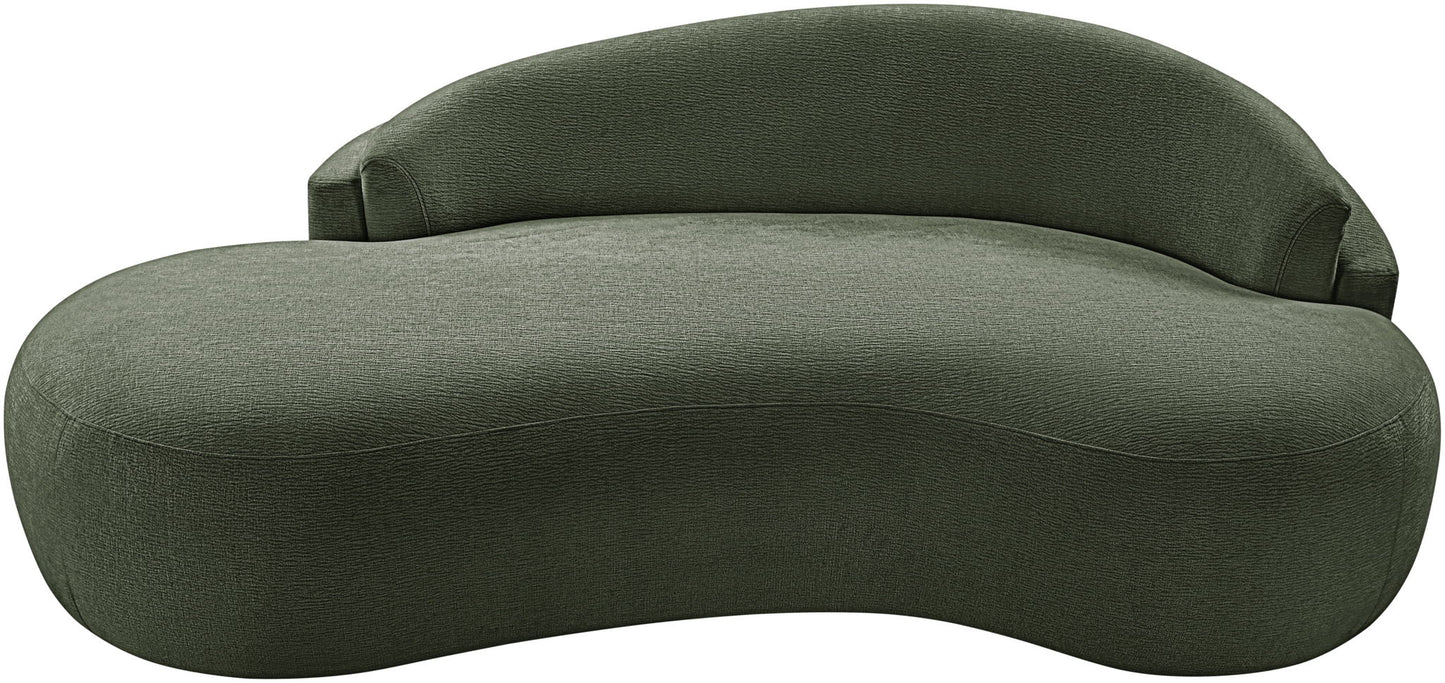 Caspian - Chenille Fabric Upholstered Loveseat