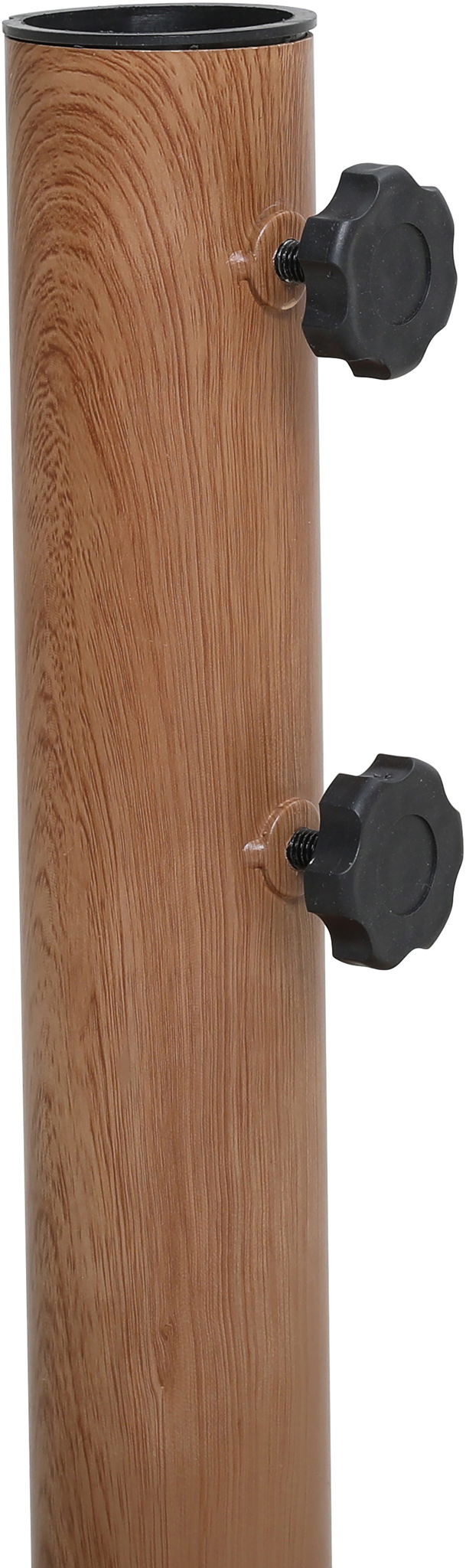 Amalfi - Patio Umbrella - Light Brown Base / Black Pole