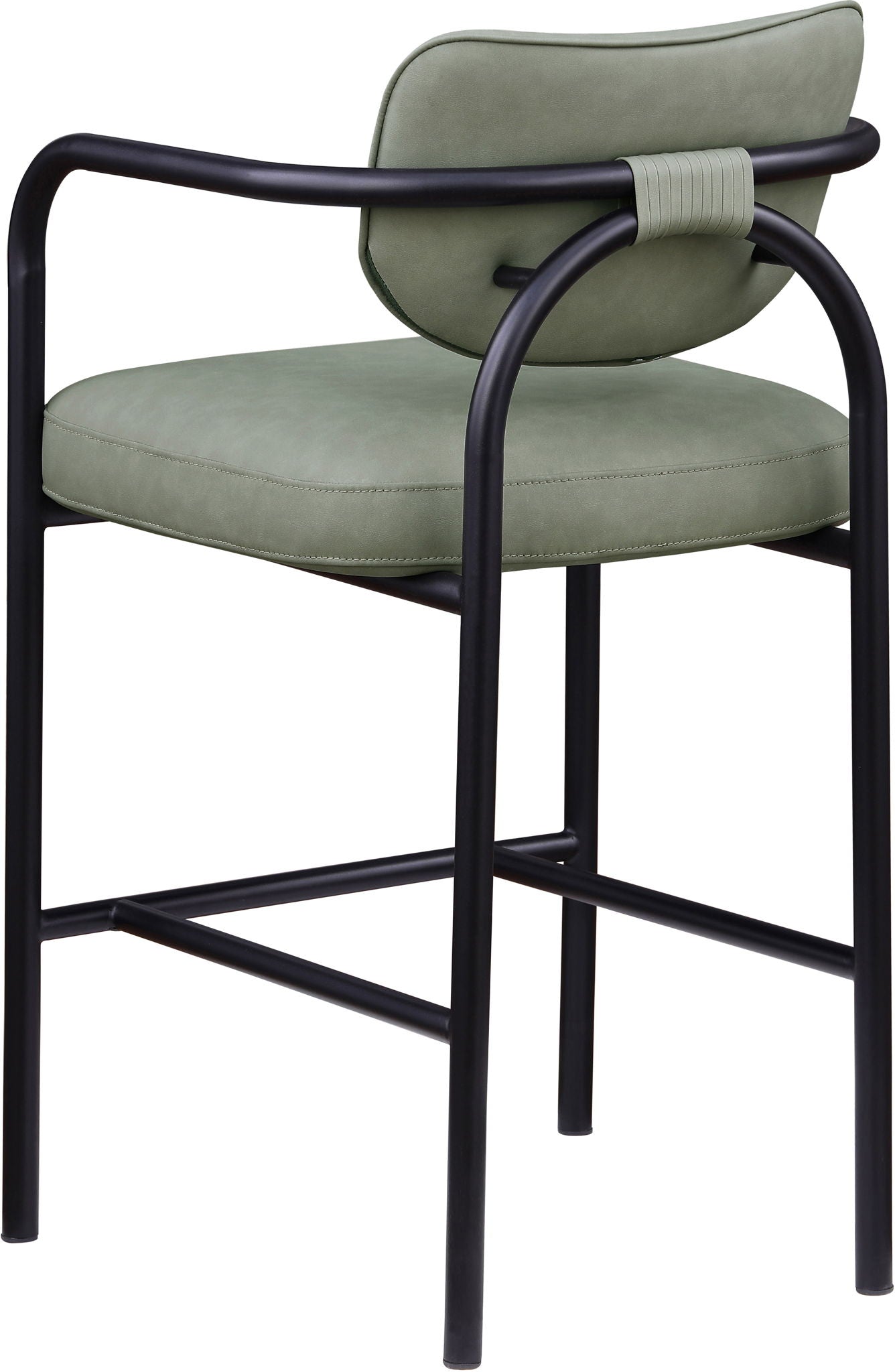 Serava - Vegan Leather Upholstered Bar Stool