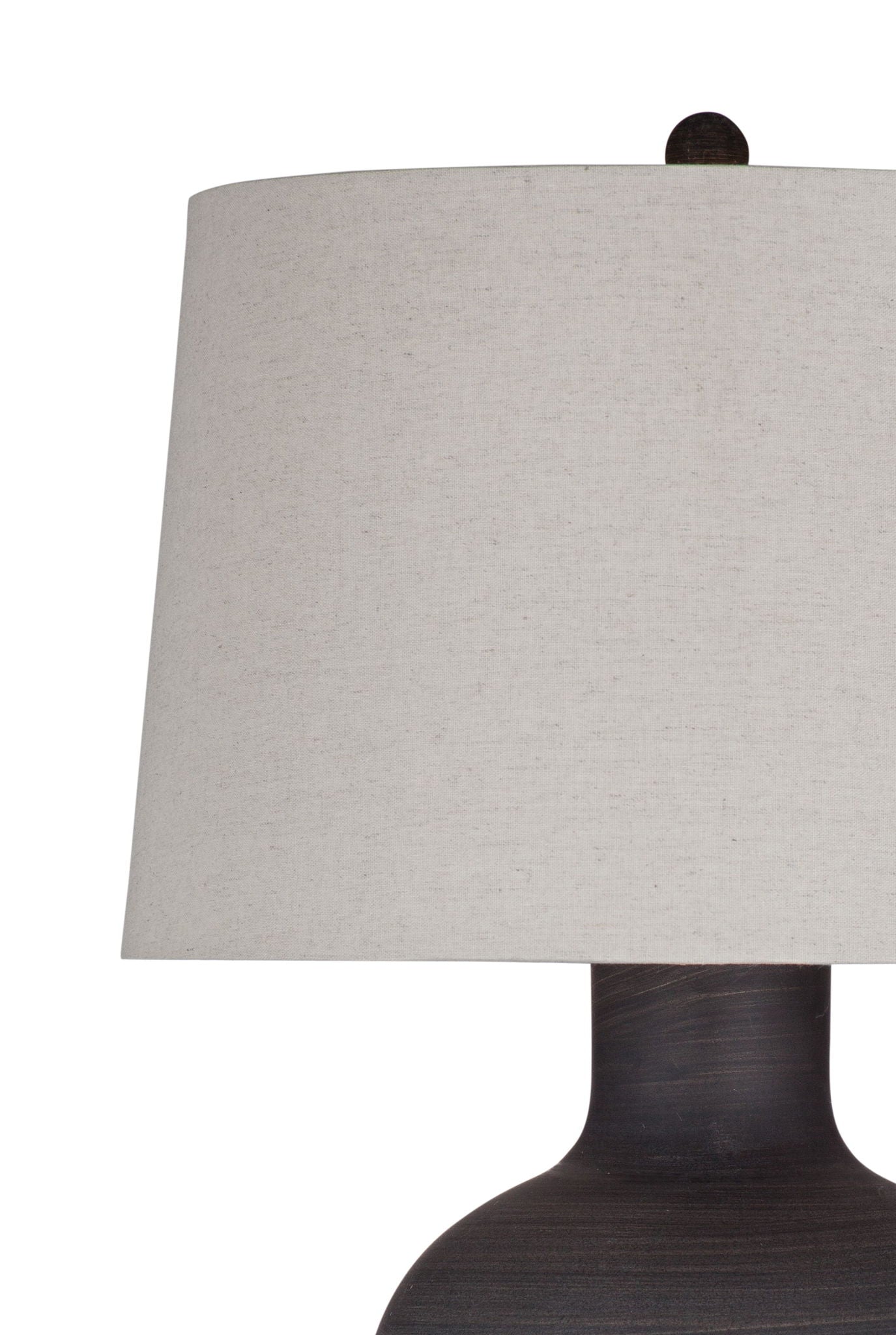 Volga - Table Lamp - Dark Gray / Beige