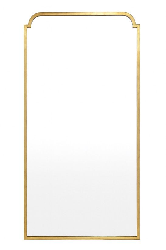 Isla - Floor Mirror - Gold Leaf