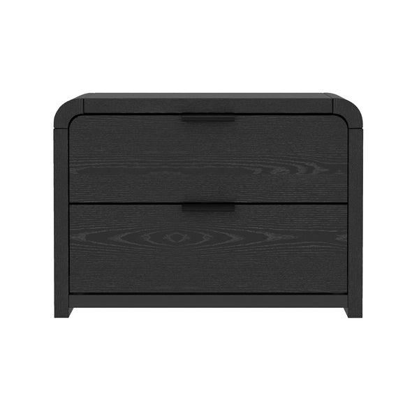 Manhattan Grace - Nightstand With Black Handles