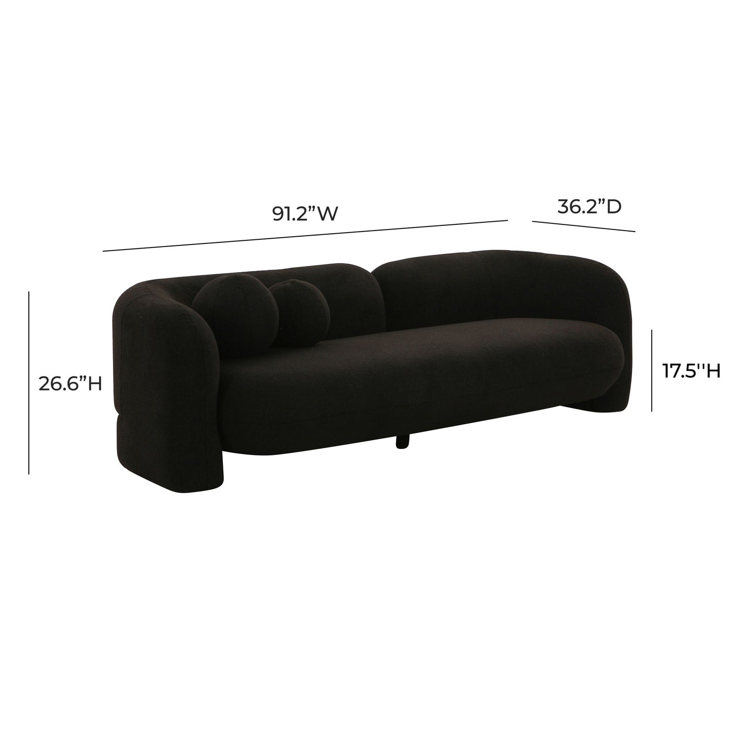 Amelie - Faux Fur Sofa