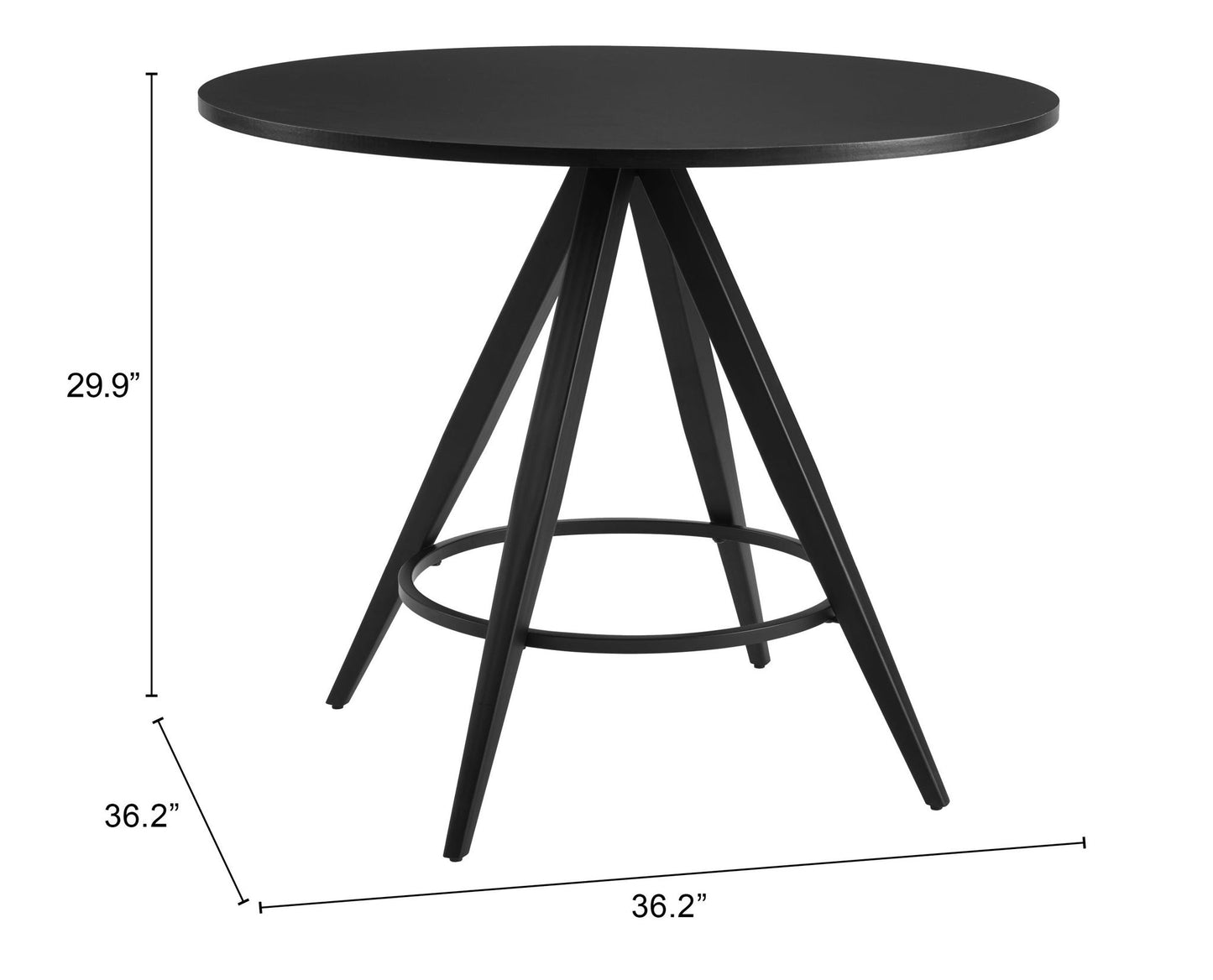 Dinos - Dining Table - Black