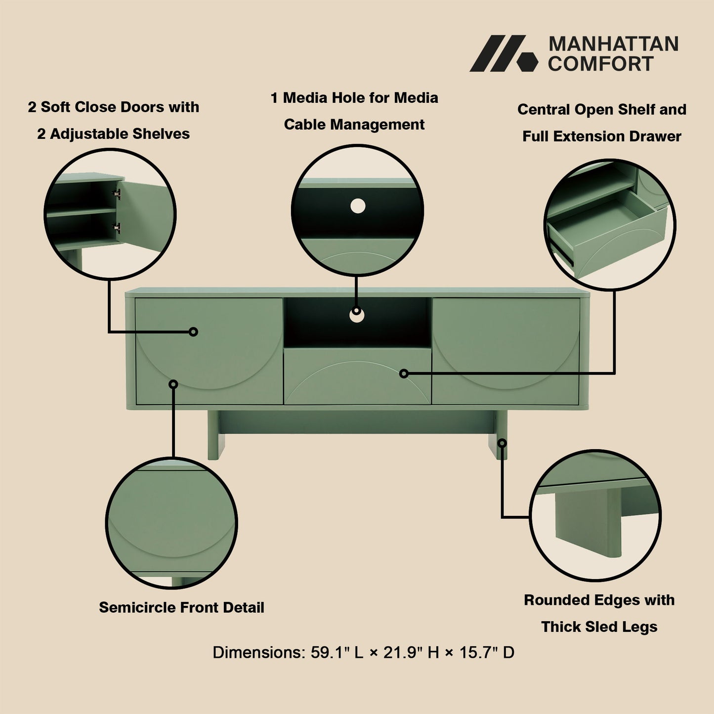 Manhattan Ella - TV Stand