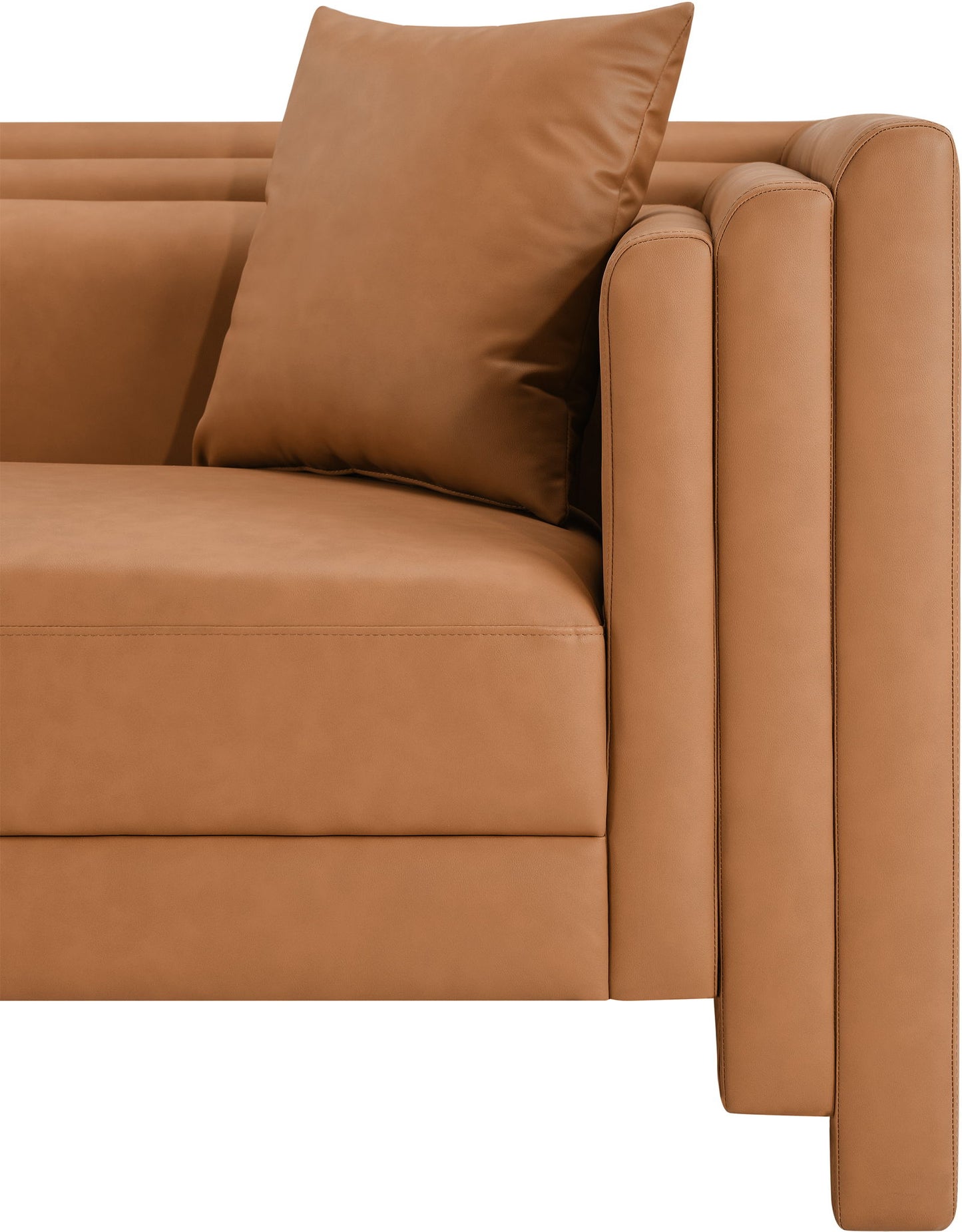 Everett - Vegan Leather Upholstered Loveseat
