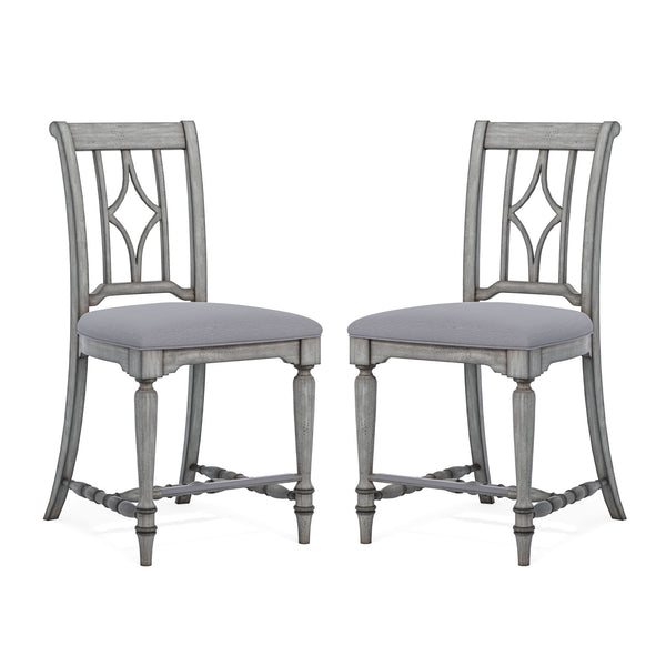 Plymouth - Counter Chair (Set of 2) - Gray