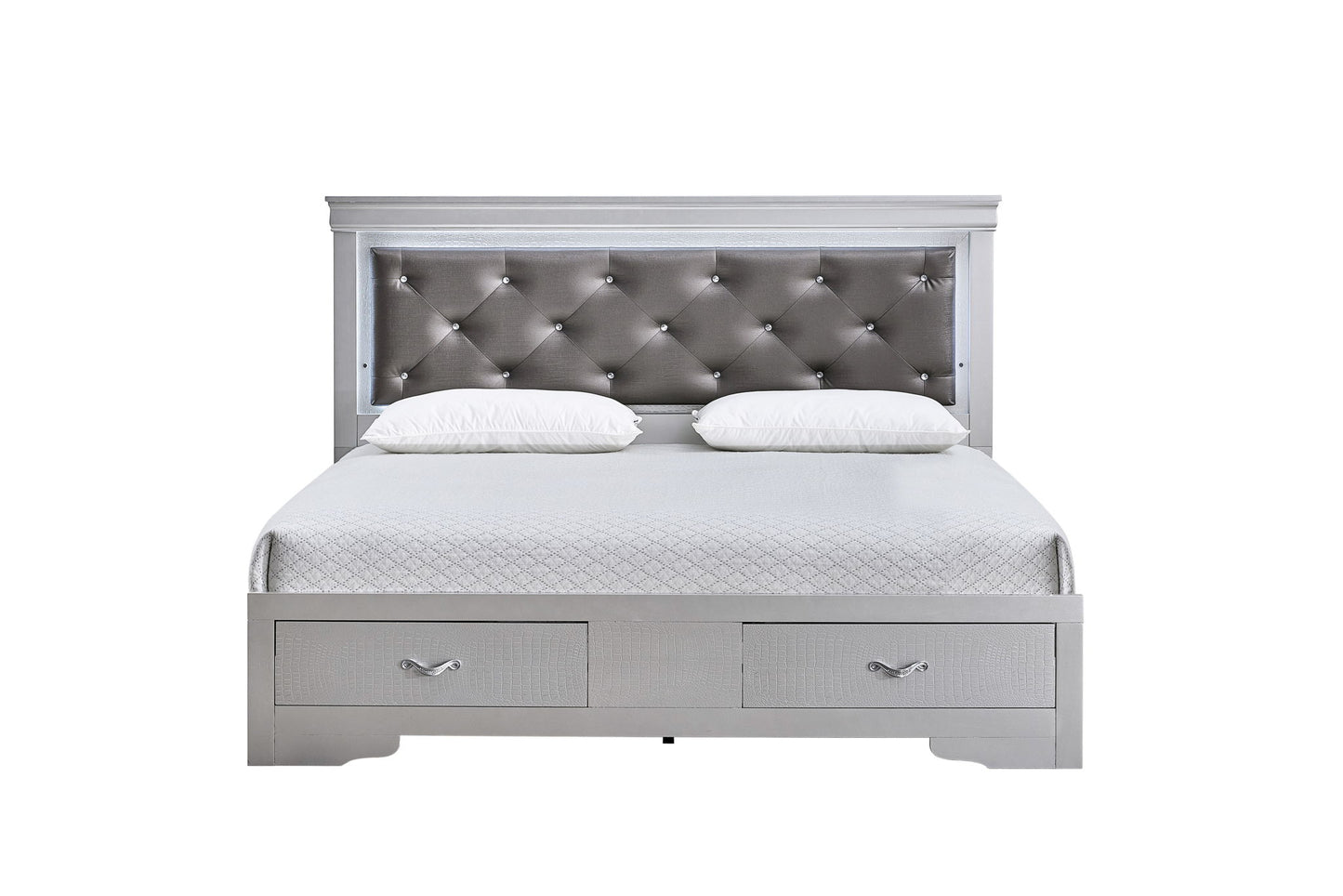 Glory Furniture - Lorana - Storage Bed With LED