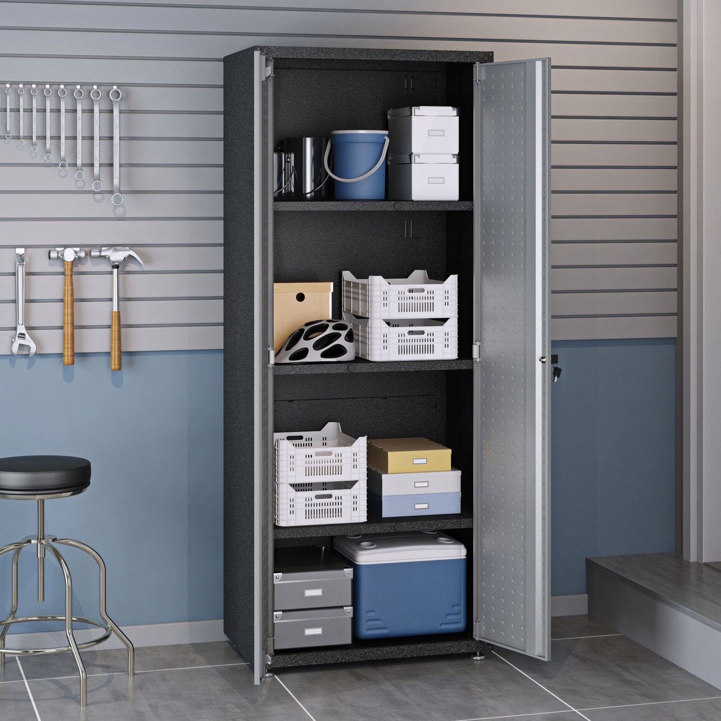 Manhattan Fortress - Tall Garage Cabinet