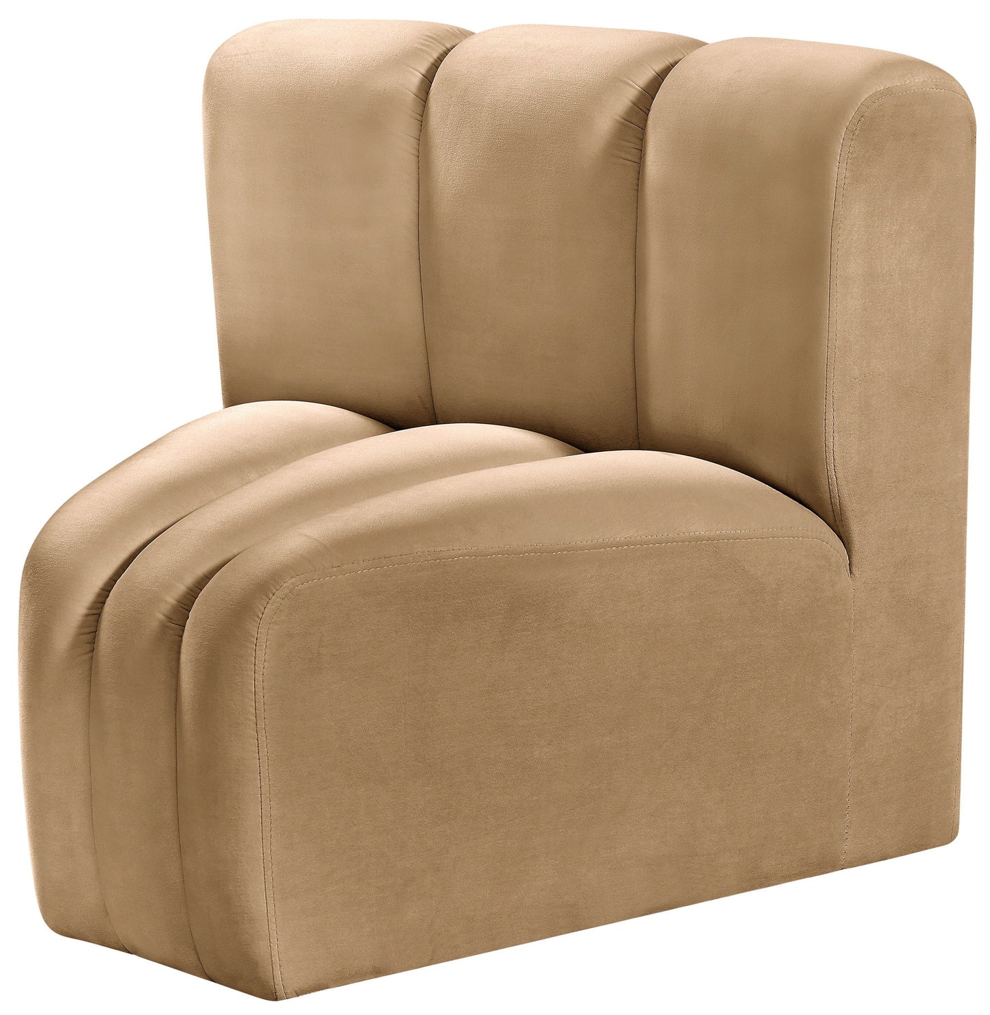 Arc - Velvet Curved Corner Chair
