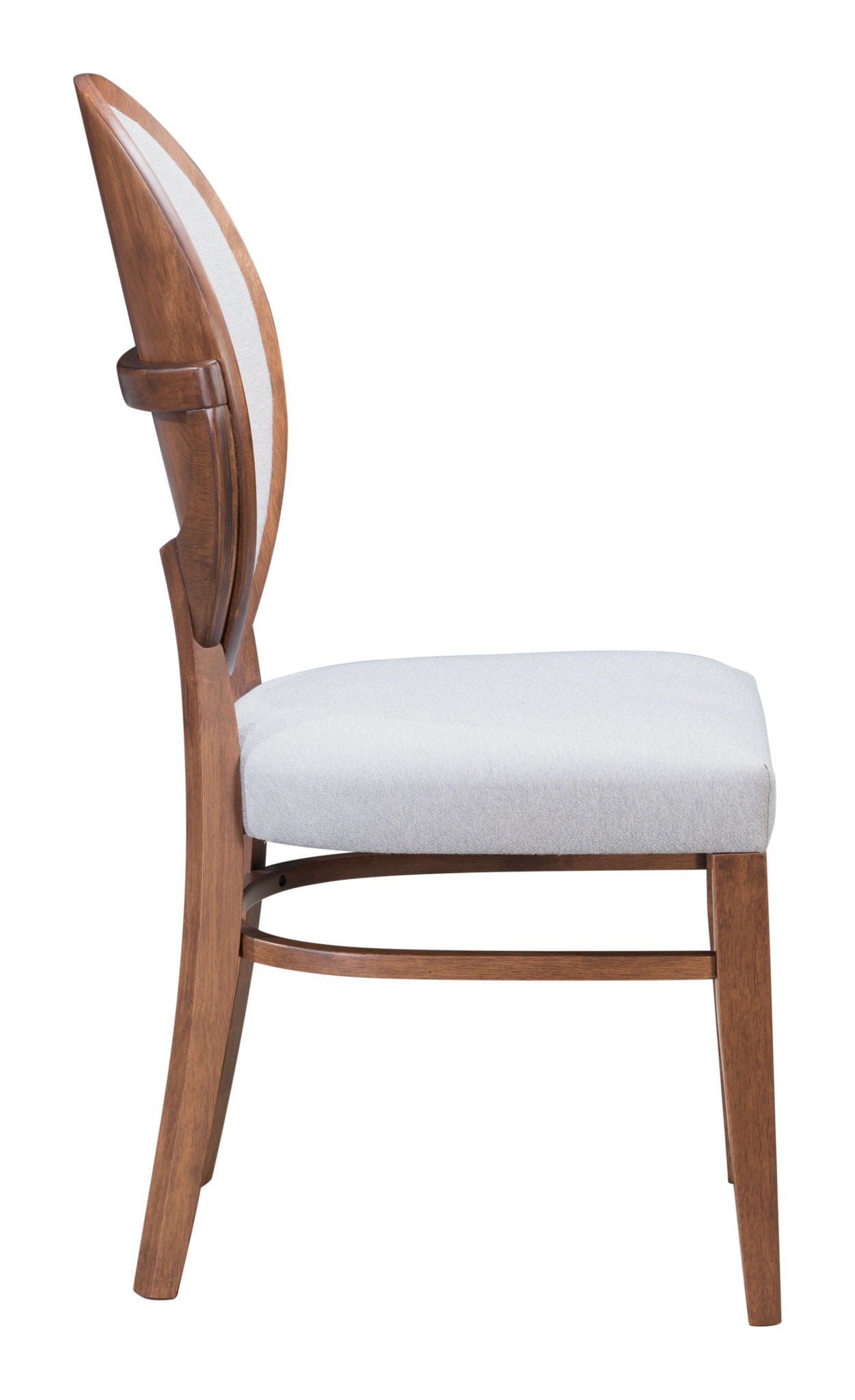 Regents - Dining Chair (Set of 2) - Walnut / Light Gray