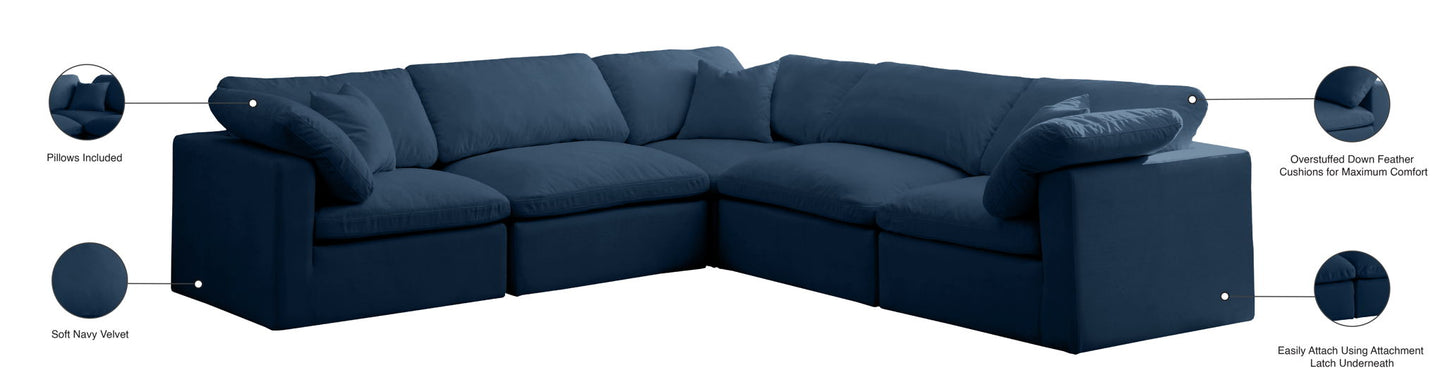 Plush - 5 Piece Modular Sectional