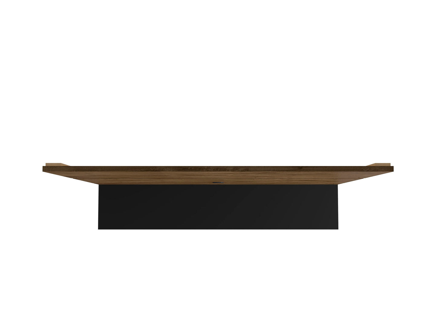 Vernon - TV Panel - Rustic Brown And Black