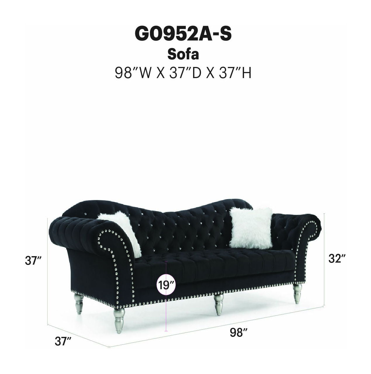 Glory Furniture - Wilshire - Sofa