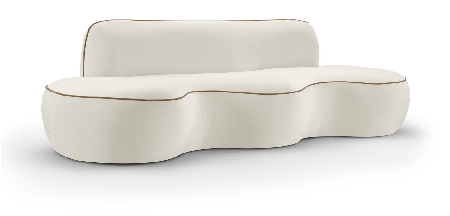 Swerve - Velvet 101" Upholstered Sofa