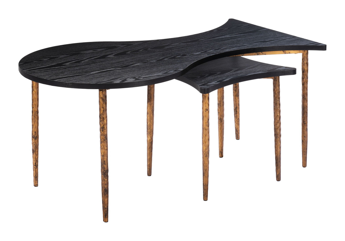 Norden - Coffee Table Set - Black / Bronze