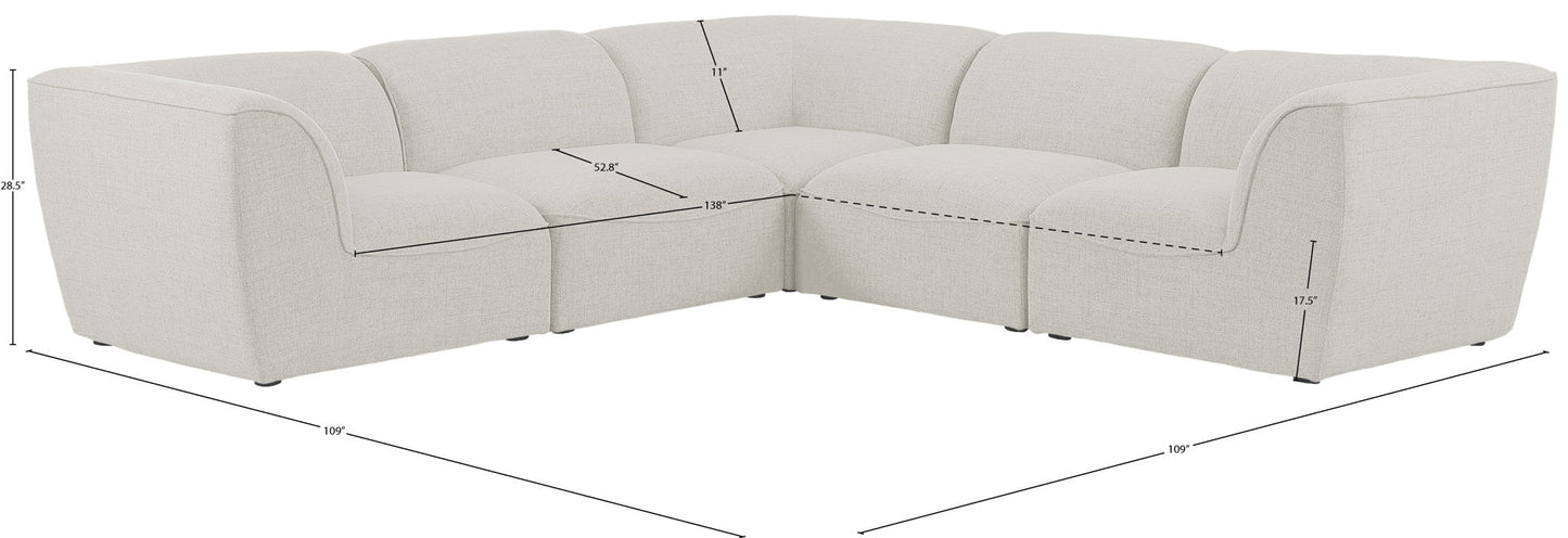 Miramar - 5 Piece Modular Sectional