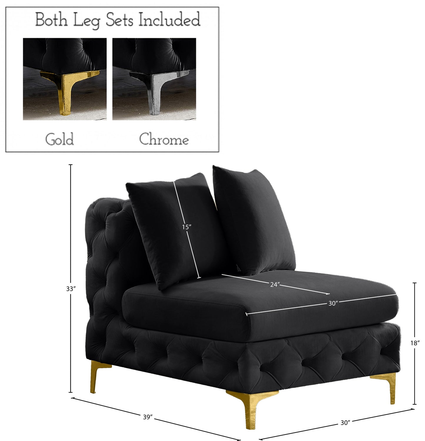 Tremblay - Armless Chair