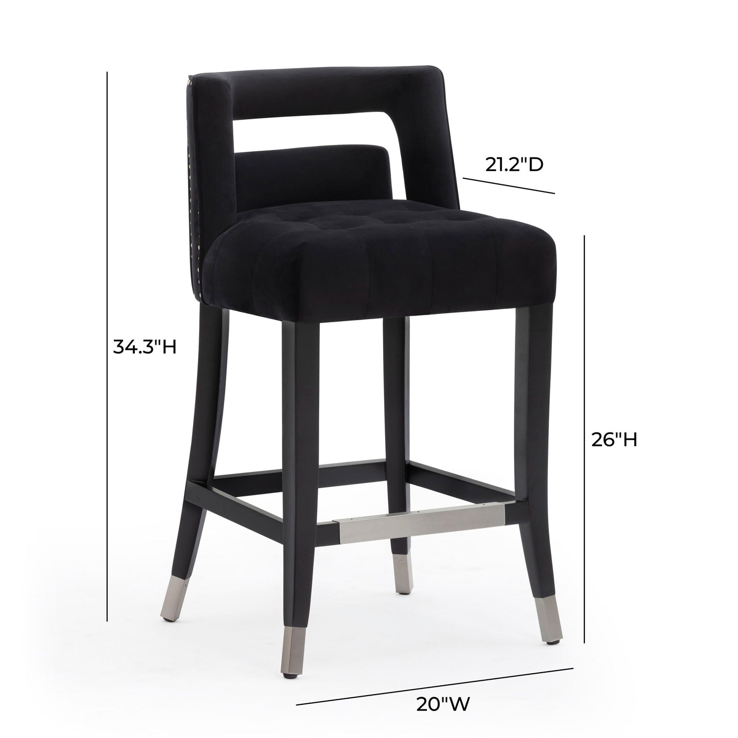 Hart - Velvet Stool