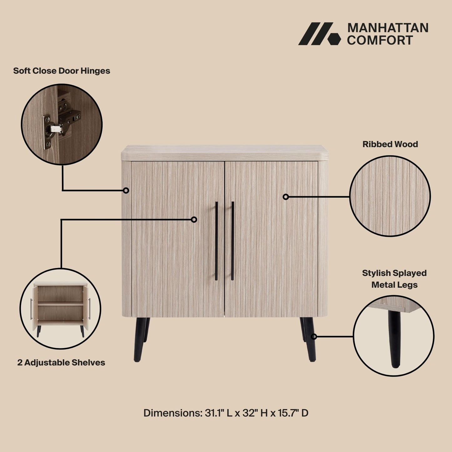 Manhattan Jodie - Accent Cabinet