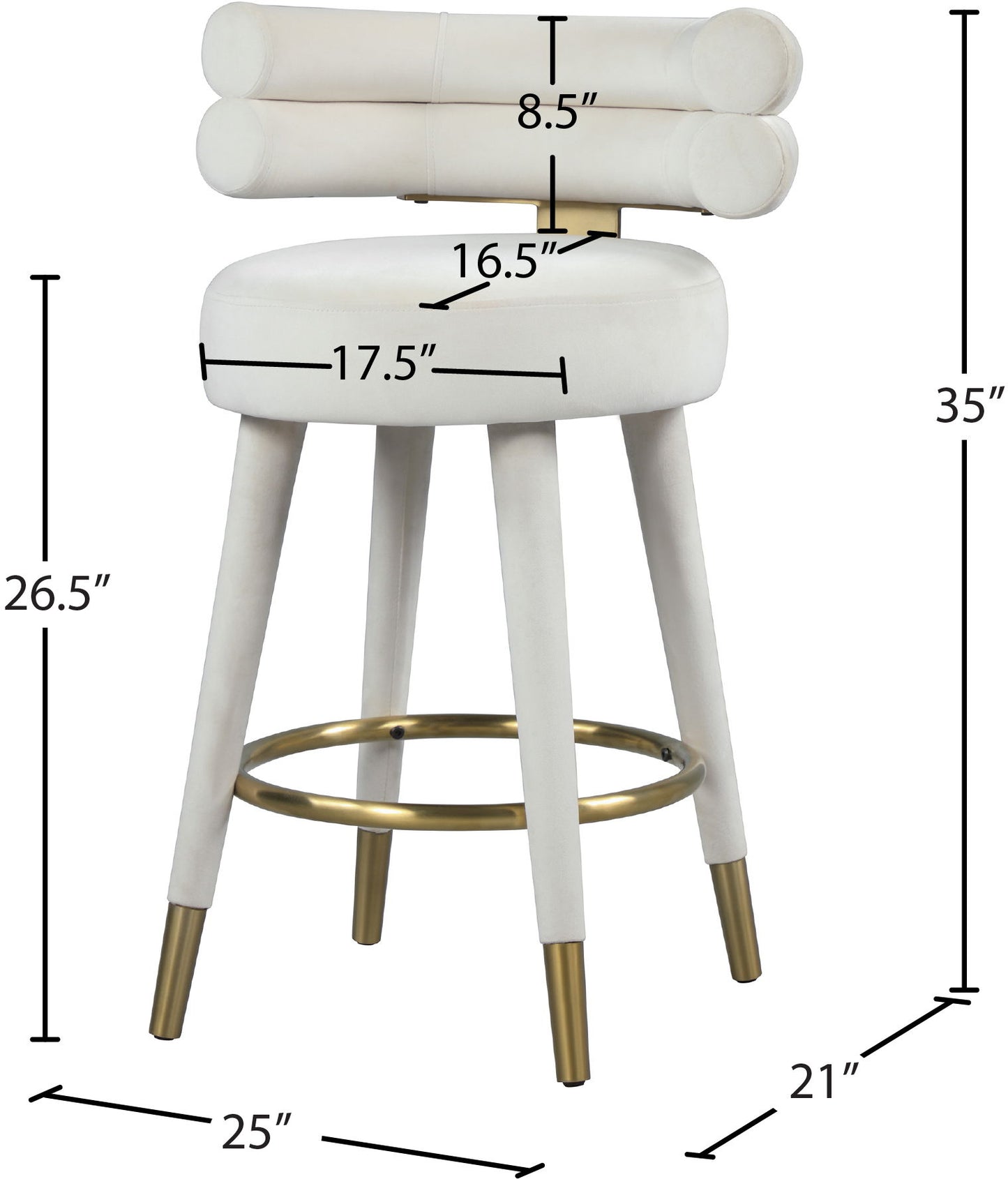 Fitzroy - Counter Stool (Set of 2)