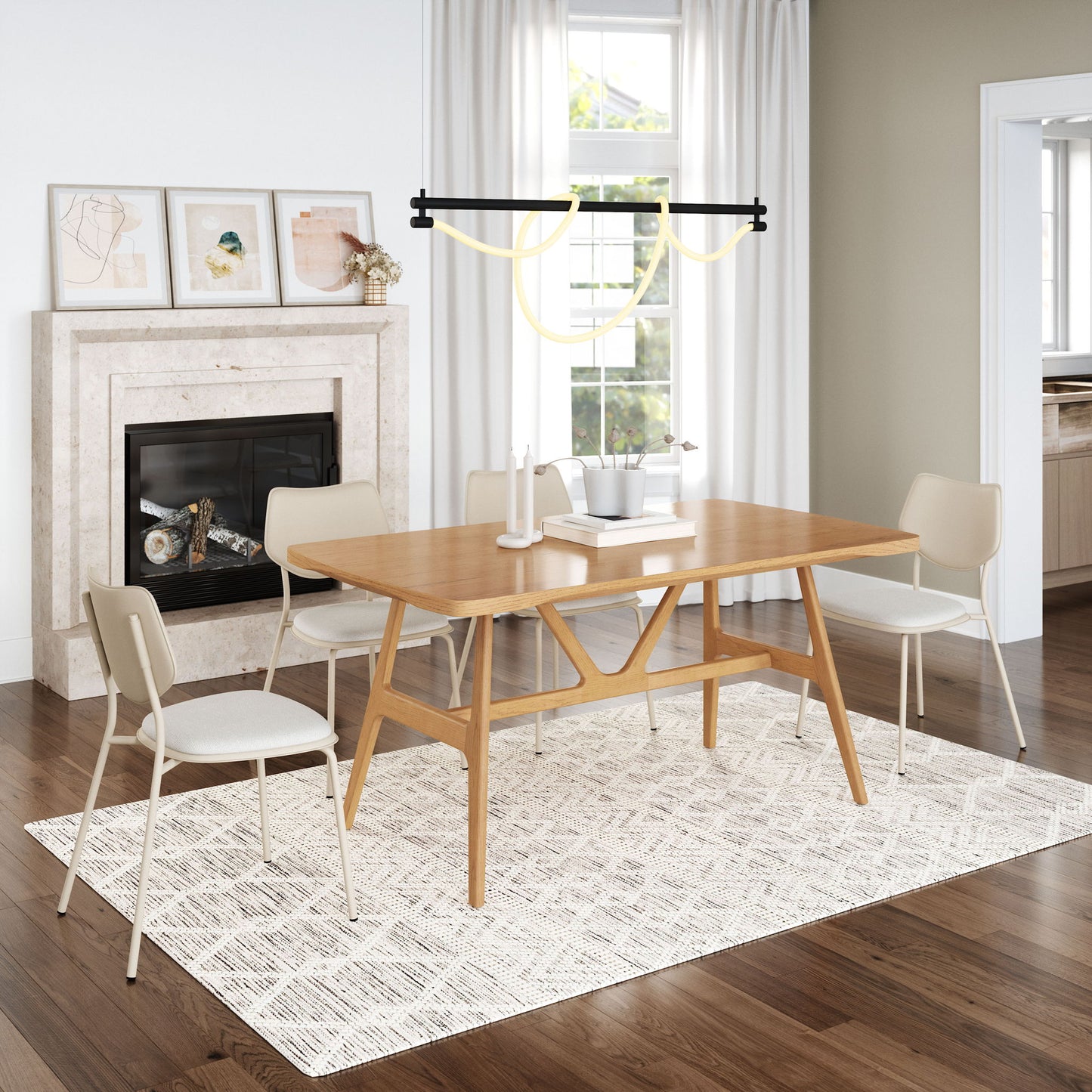 Rovina - Dining Table - Natural