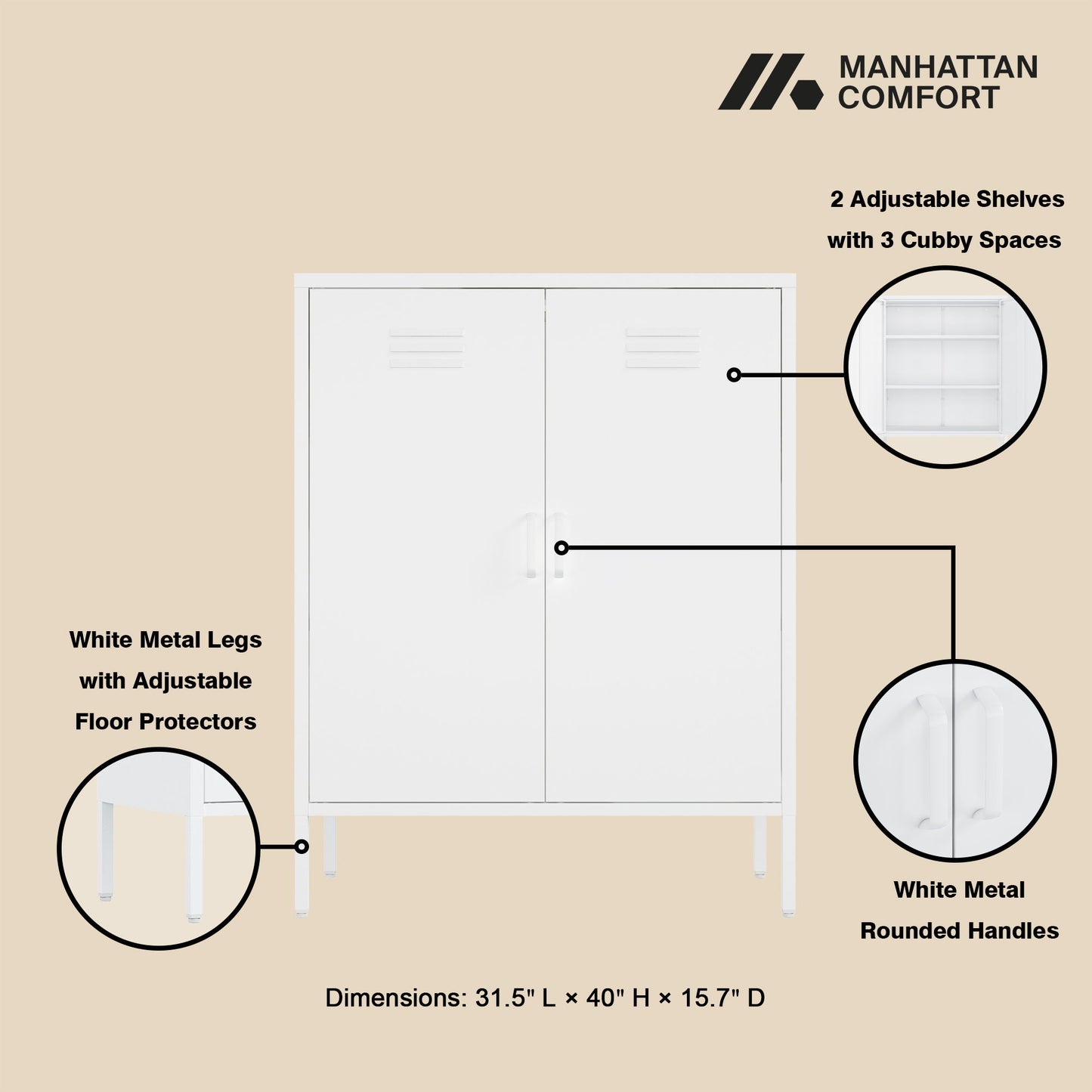 Manhattan Naomi - Accent Cabinet