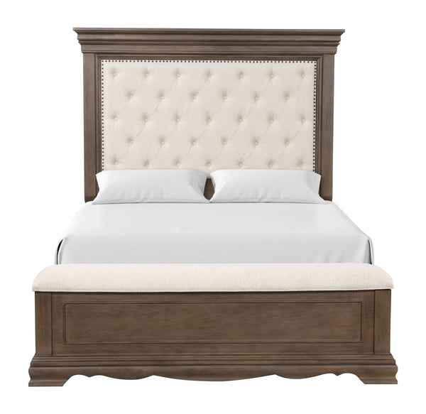 Stirling - Queen Bed - Gray