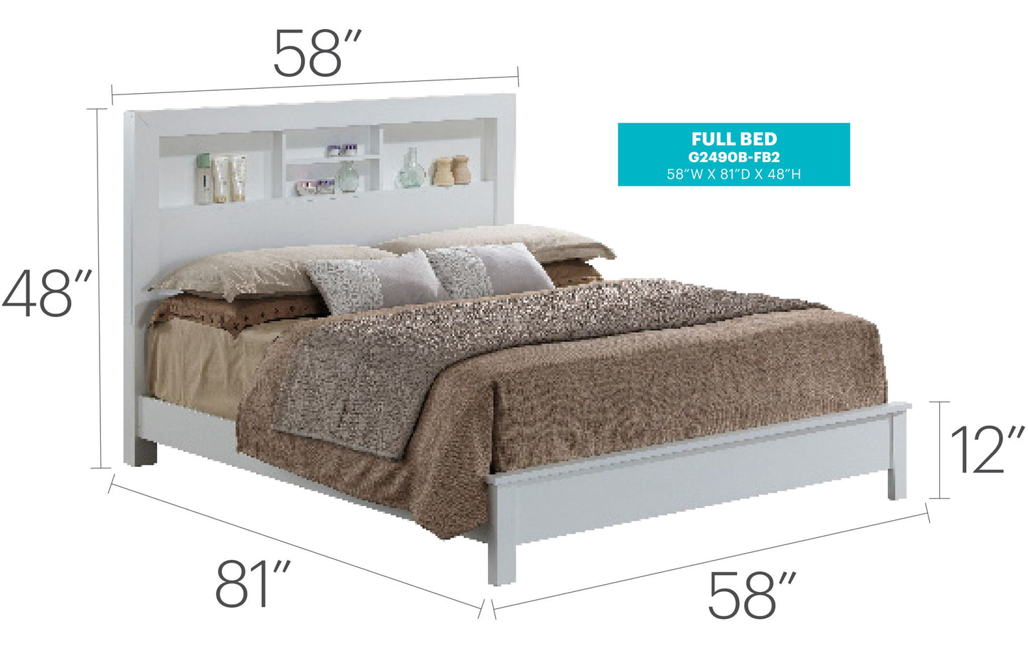 Glory Furniture - Burlington - Bed