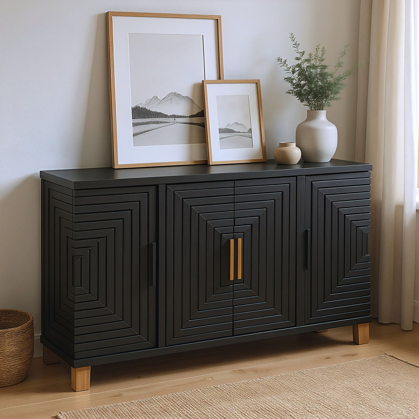 Trazo - Cabinet - Black
