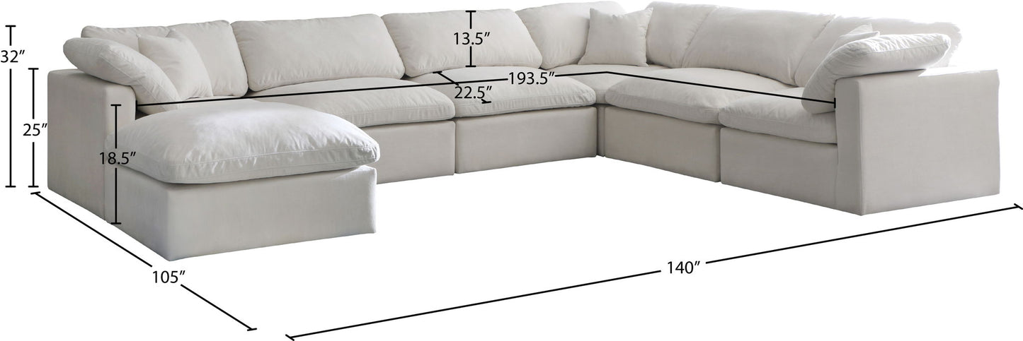 Plush - 7 Piece Modular Sectional
